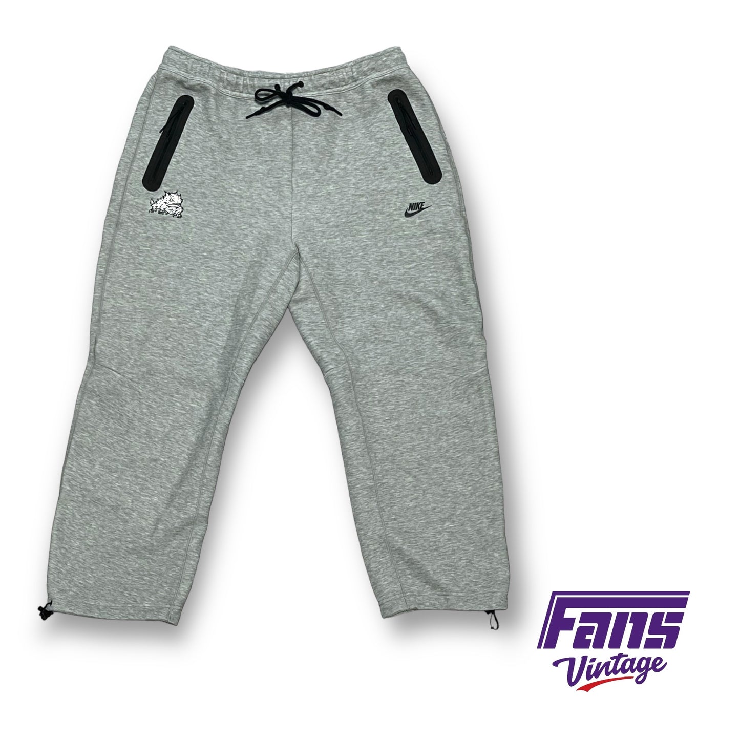 RARE TCU Basketball Team Exclusive Nike Sportswear Tech Fleece Premium Thick 'n Cozy Travel Set