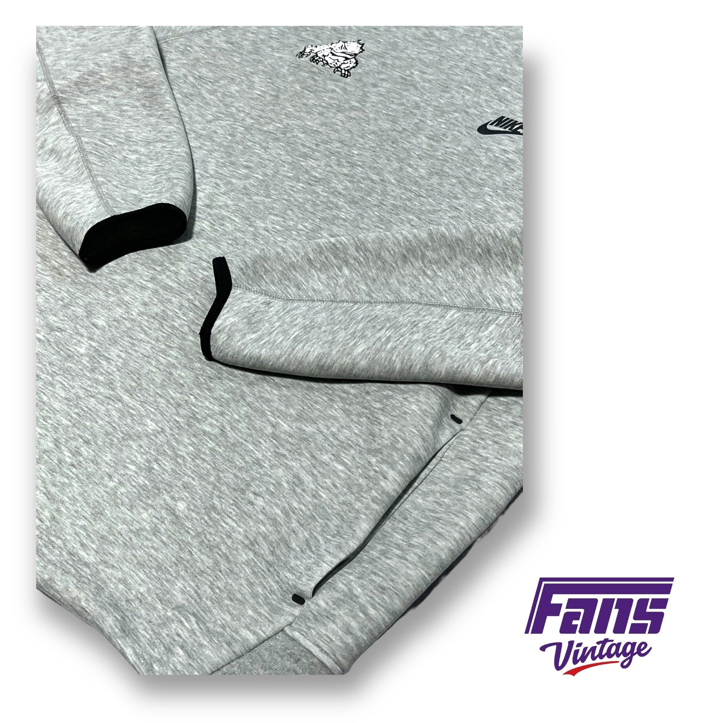 RARE TCU Basketball Team Exclusive Nike Sportswear Tech Fleece Premium Thick 'n Cozy Travel Set