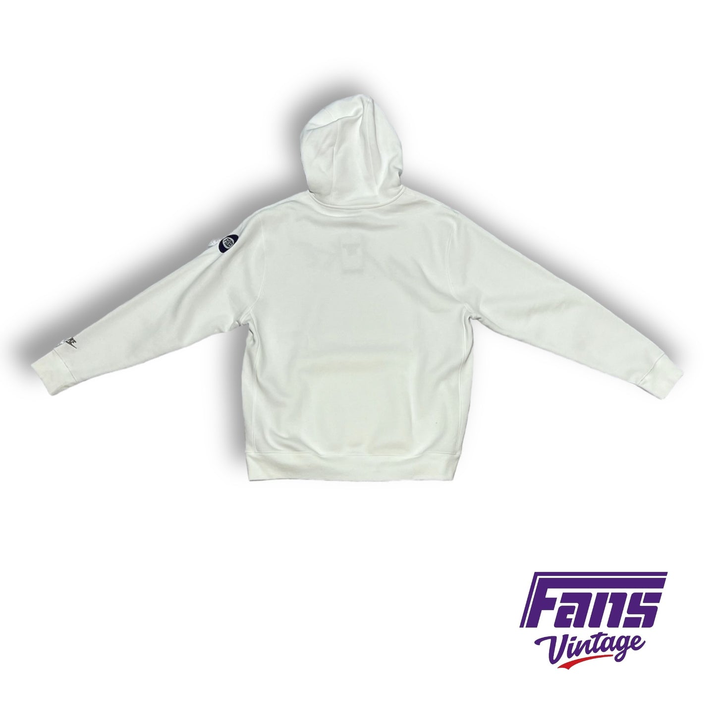 RARE! TCU Basketball Team Exclusive March Madness Nike Hoodie with Vintage Throwback Logo Sleeve Patch