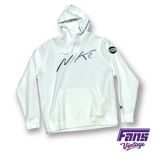 RARE! TCU Basketball Team Exclusive March Madness Nike Hoodie with Vintage Throwback Logo Sleeve Patch
