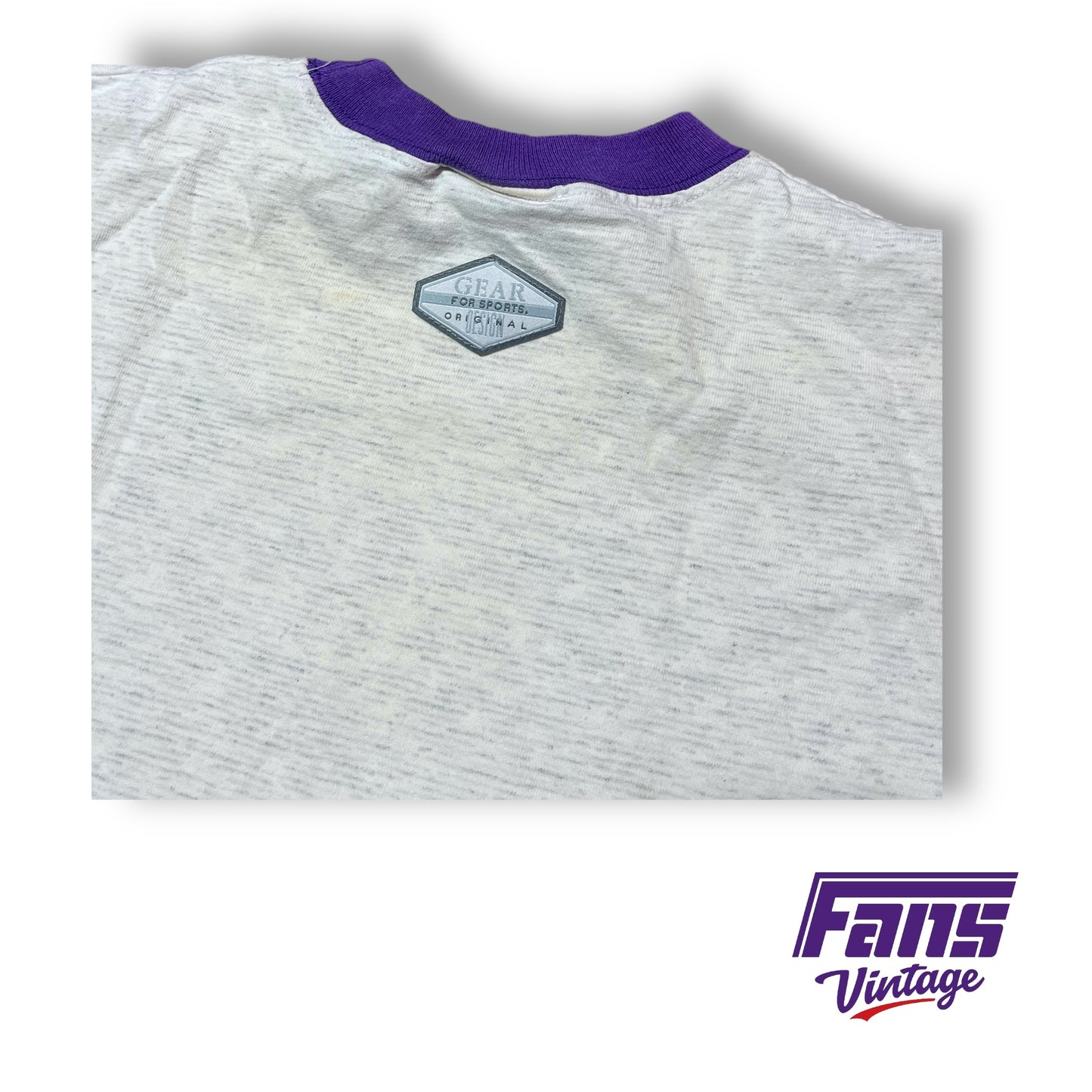 RARE! 90s Vintage TCU School Seal Logo T-Shirt