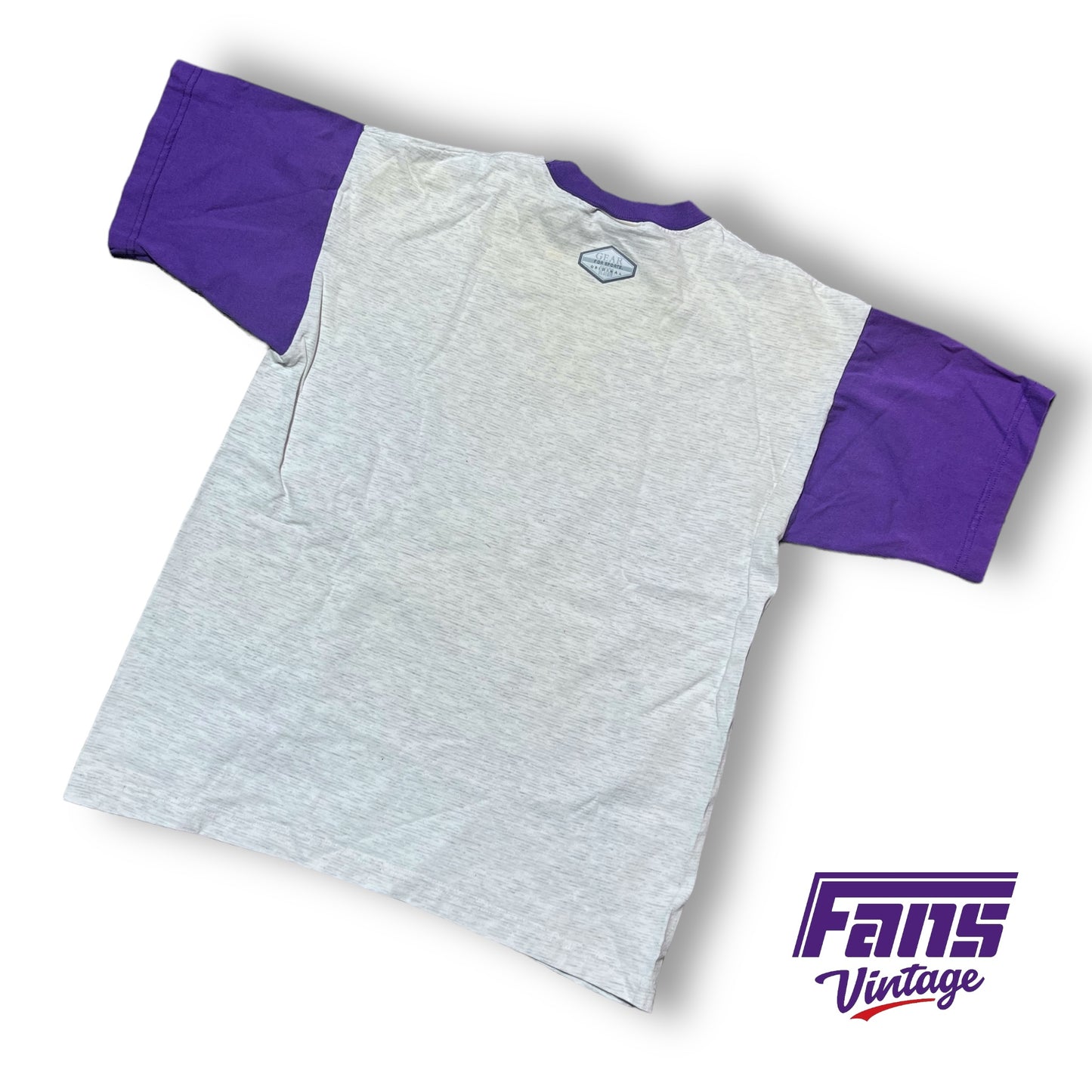 RARE! 90s Vintage TCU School Seal Logo T-Shirt