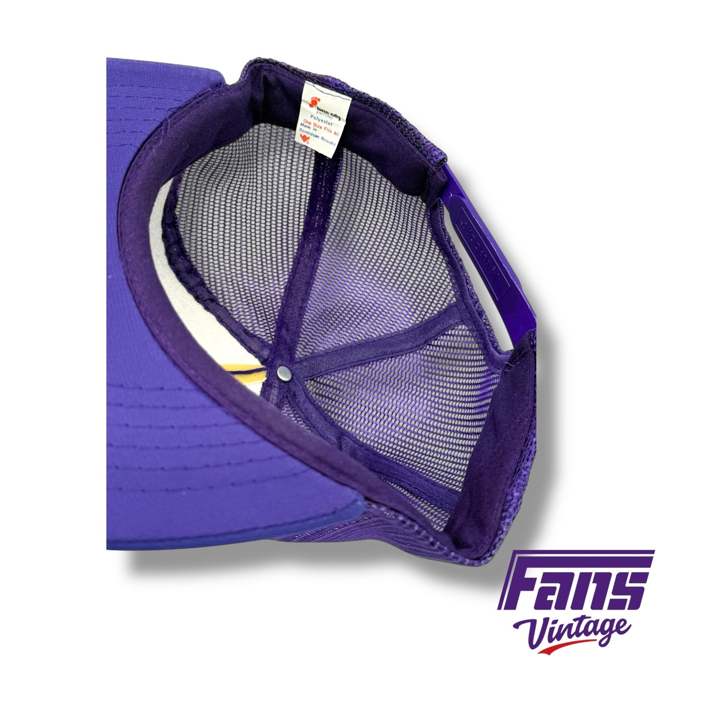 Fans Originals “Frogs” Script Logo 90s Vintage Trucker Style Rope Hats