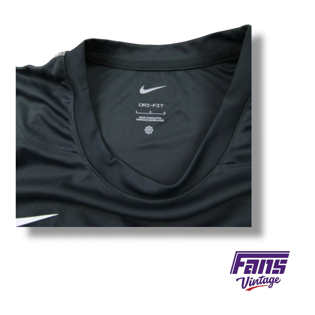 TCU Football Team Custom Football Player Issue Relaxed Fit UV UPF 40+ Nike Tee
