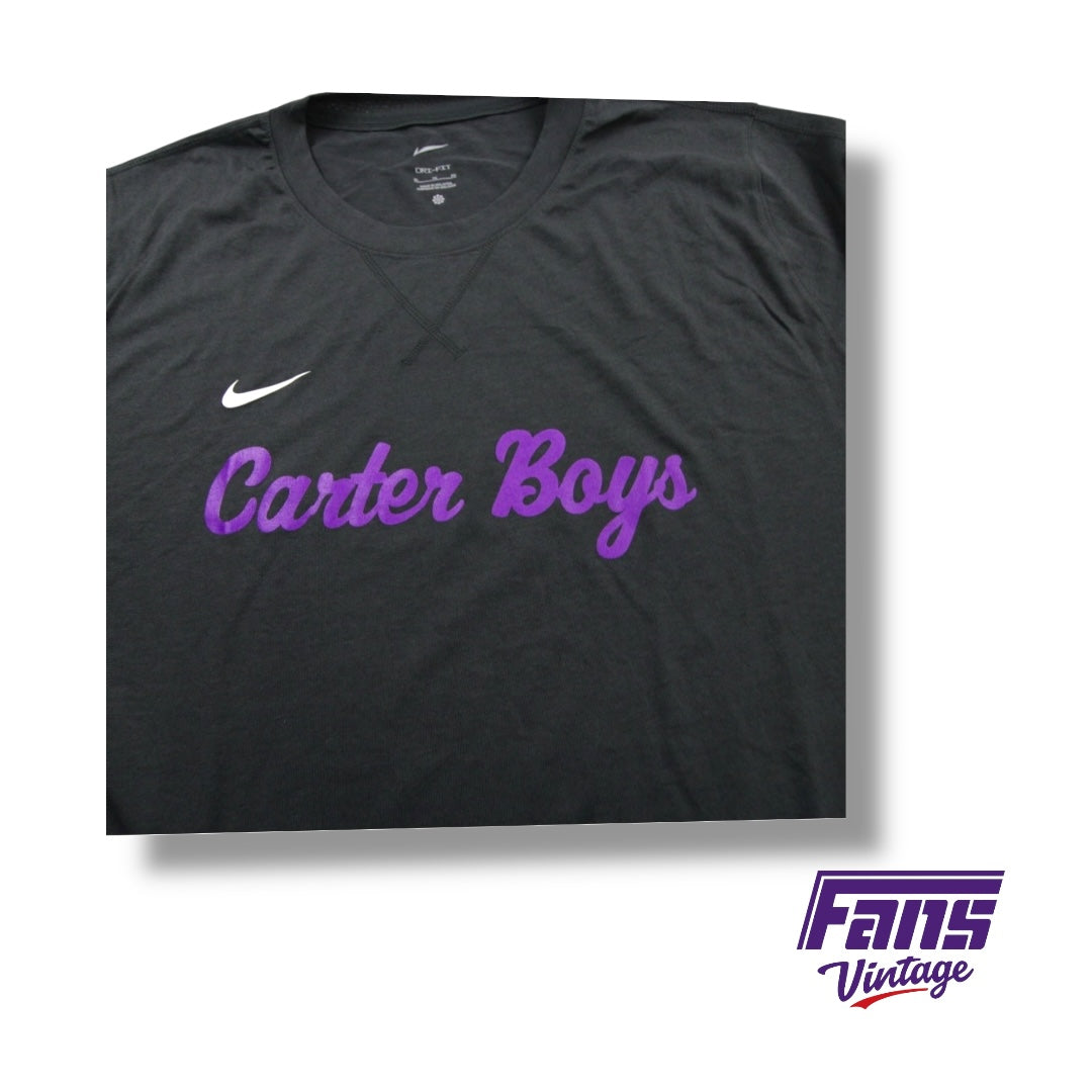 TCU Carter Boys Team Custom Football Player Issue Relaxed Fit Nike Tee