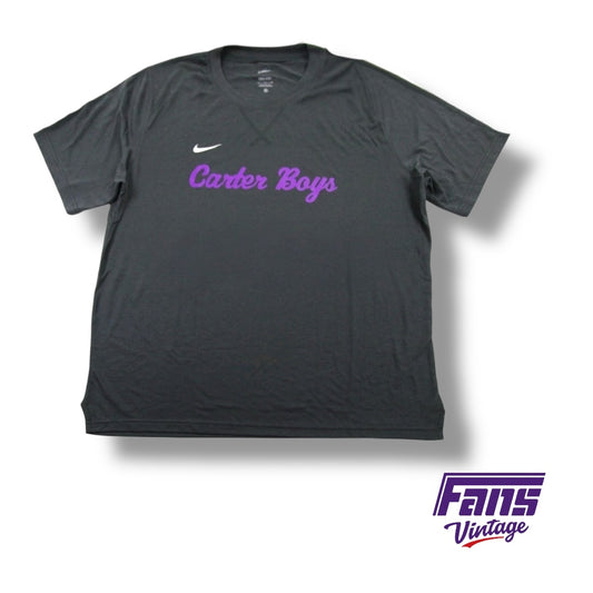 TCU Carter Boys Team Custom Football Player Issue Relaxed Fit Nike Tee