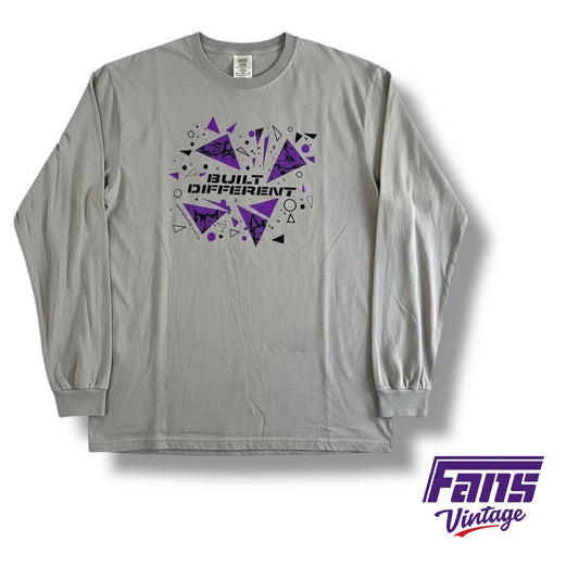 TCU Team Issued “Built Different” Player Custom Super Soft Comfort Colors Long Sleeve Shirt