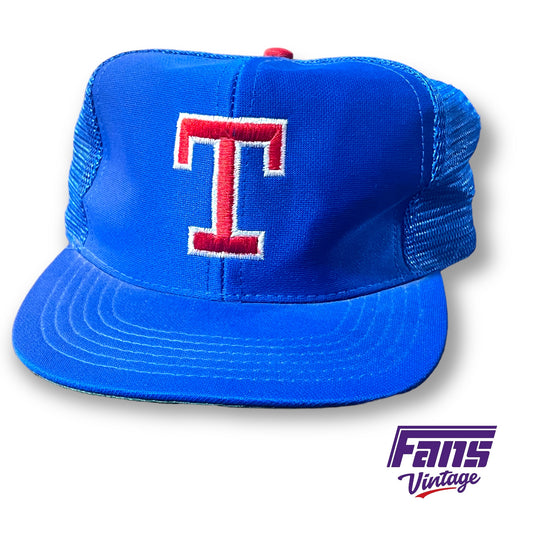 90s Vintage Nolan Ryan Era Texas Rangers trucker Hat - Like New!