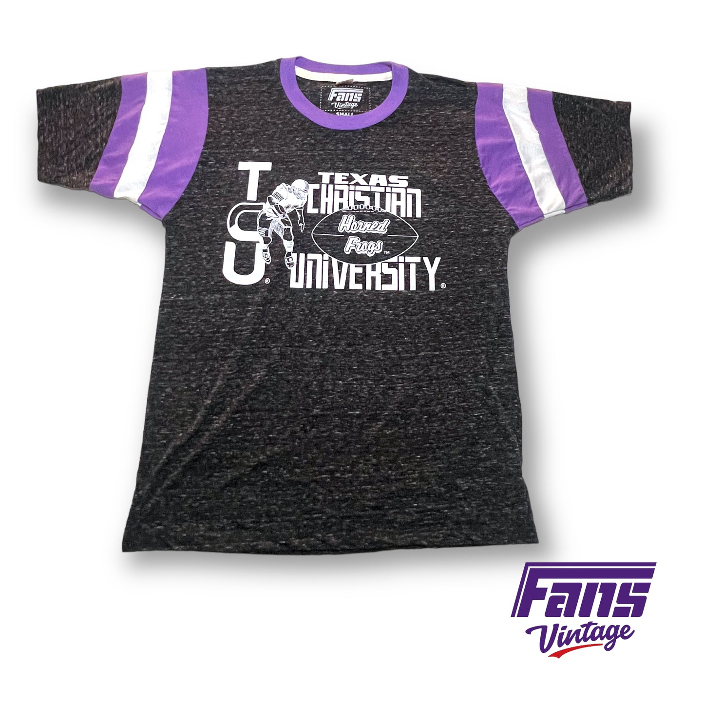 Fans Vintage 1970s TCU Football Player’s Tee