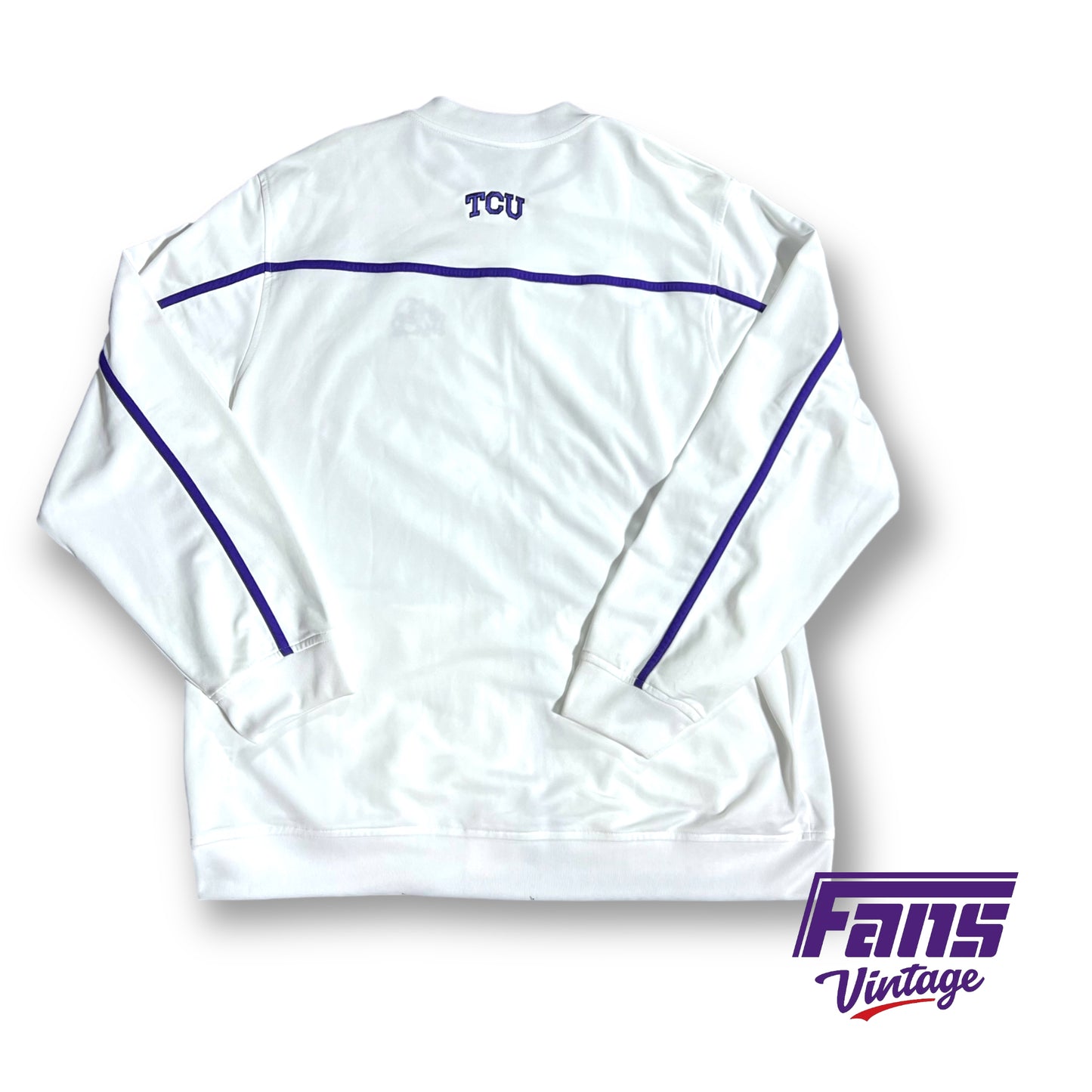 2011 Player Worn - Game Warmup Nike TCU Rose Bowl dri-fit jacket - Epic logo!