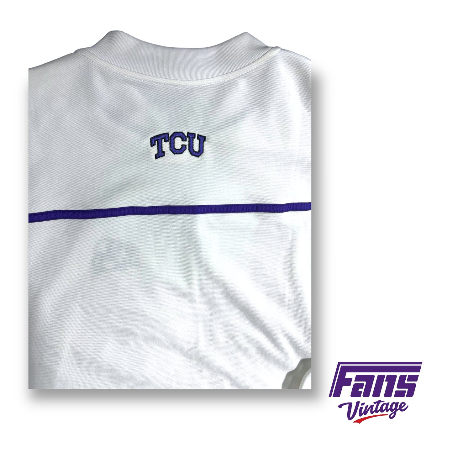 2011 Player Worn - Game Warmup Nike TCU Rose Bowl dri-fit jacket - Epic logo!