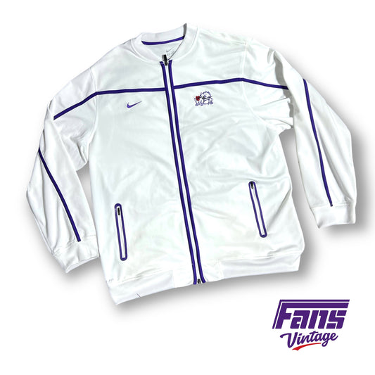 2011 Player Worn - Game Warmup Nike TCU Rose Bowl dri-fit jacket - Epic logo!