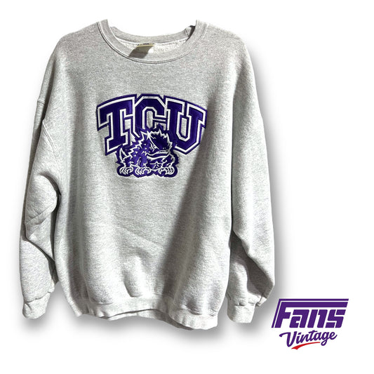 Vintage 90s TCU crewneck sweater