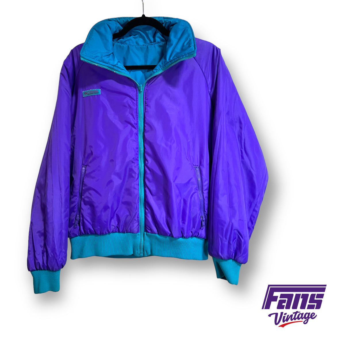 90s vintage Columbia reversible jacket – Fans Vintage