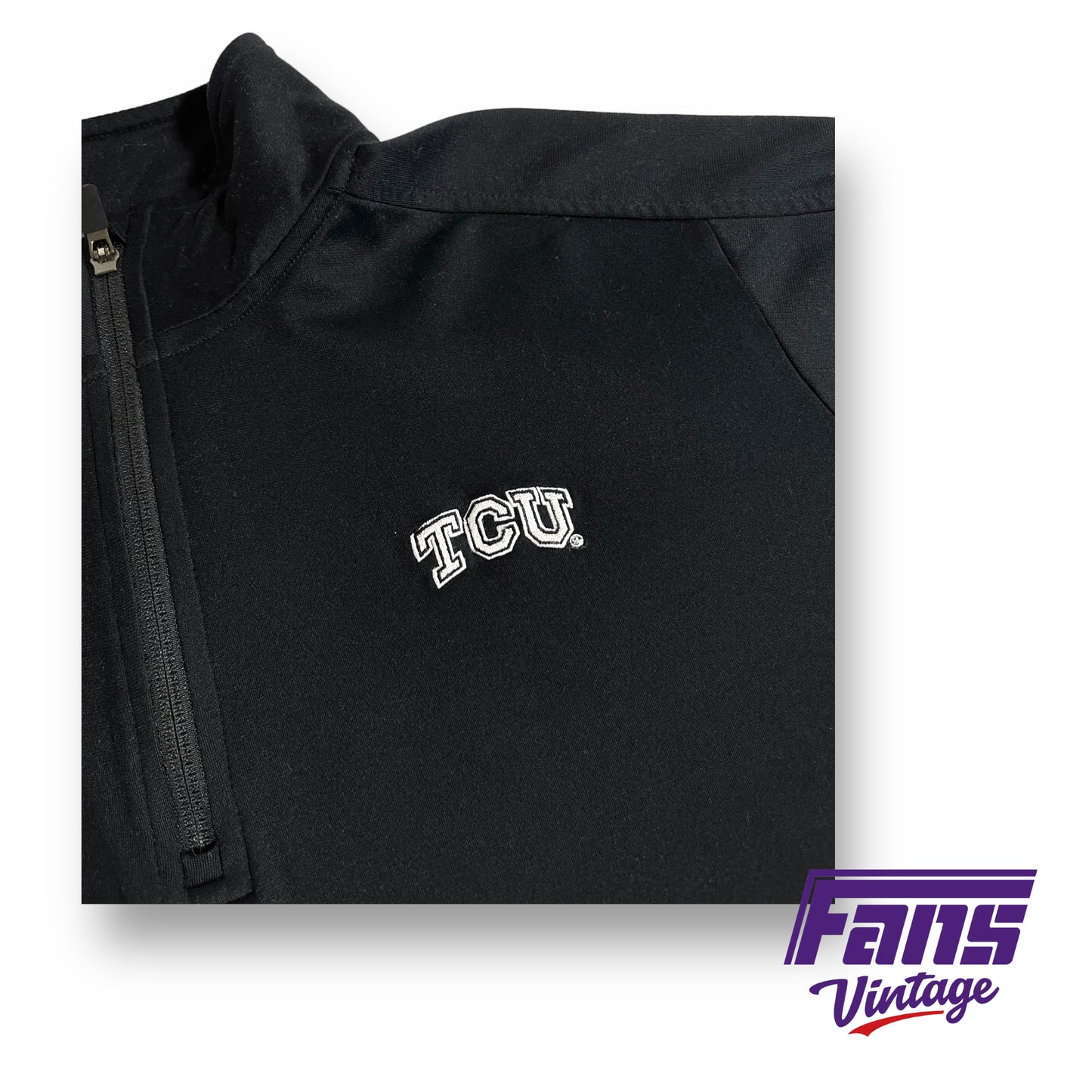 Nike TCU team issued coach's quarter-zip pullover