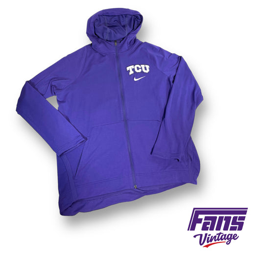 Nike TCU team issued full-zip hoodie