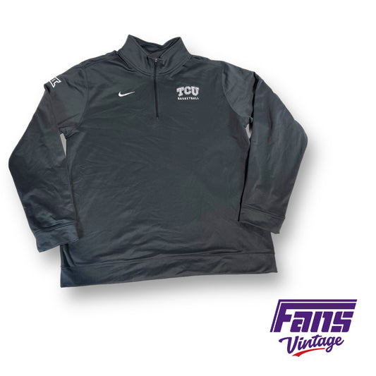 Nike TCU Basketball team issued quarter-zip pullover