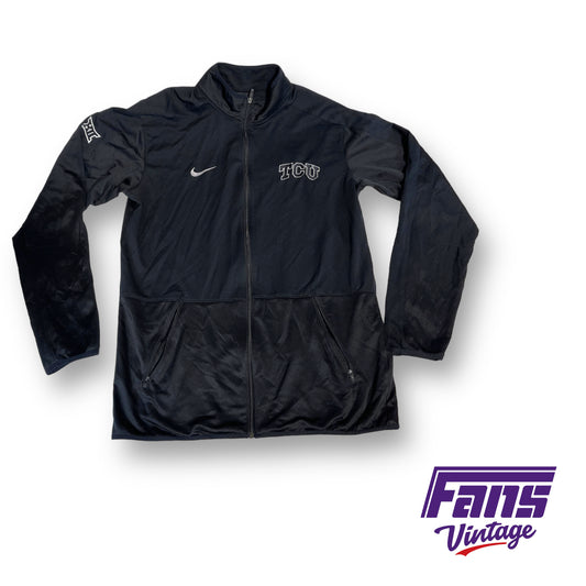 Nike TCU team issued full-zip dri-fit jacket