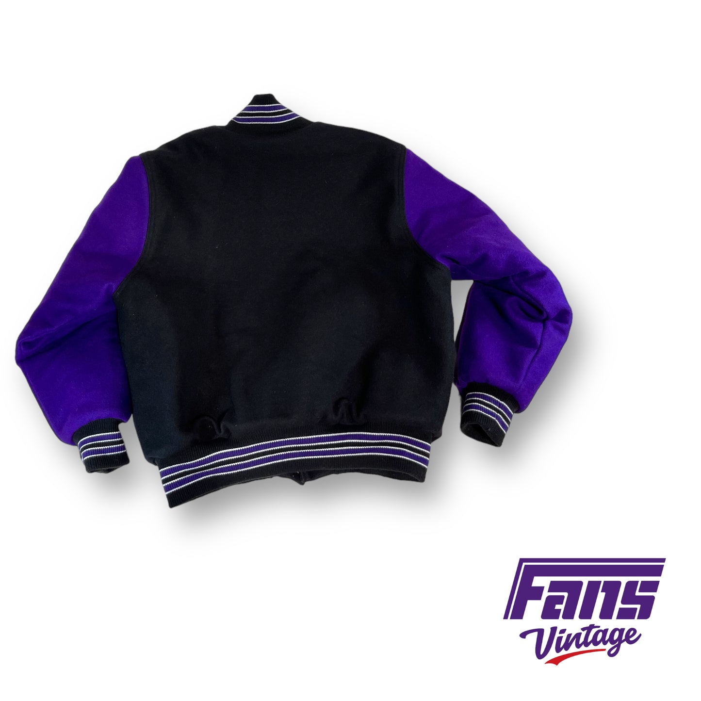 Vintage purple/black letterman jacket