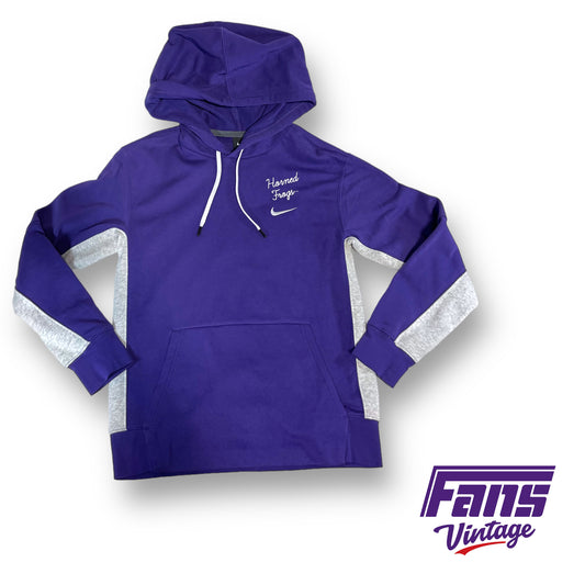 Nike TCU team issued 'Horned Frogs' double sided hoodie - Unique