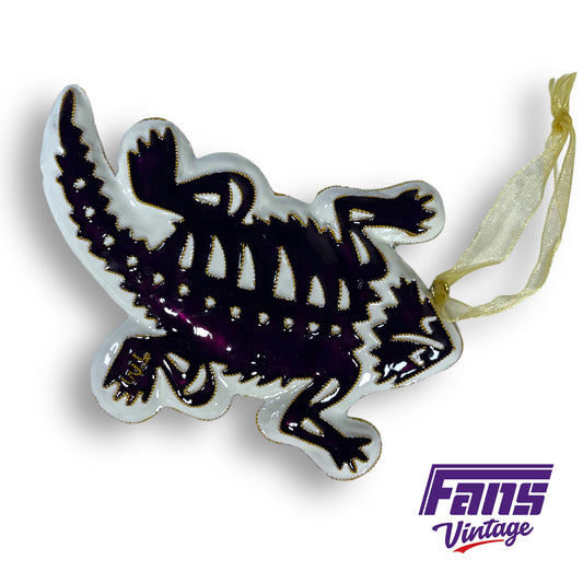 Vintage TCU 'Horned Frog' Ornament