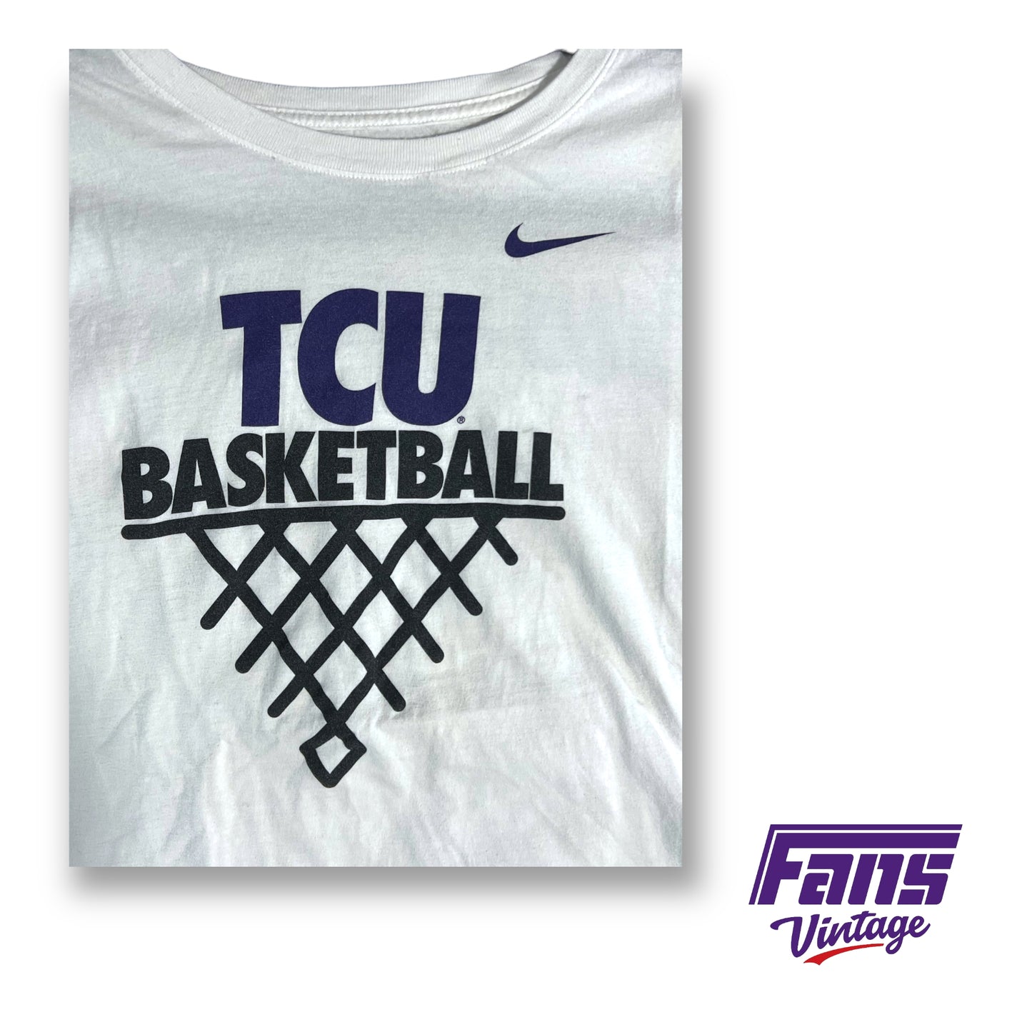 Nike TCU Basketball 'Just Do It' tee - Double sided