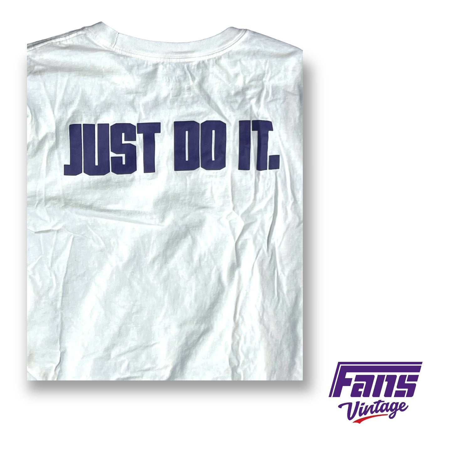 Nike TCU Basketball 'Horned Frogs' team issued DOUBLE SIDED tee