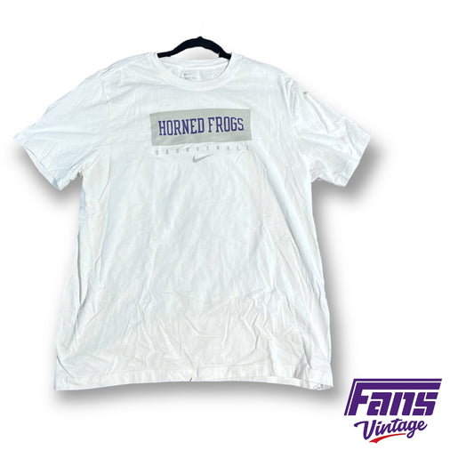 Nike TCU Basketball 'Horned Frogs' team issued DOUBLE SIDED tee