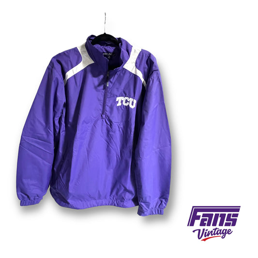 Vintage TCU half-zip pullover