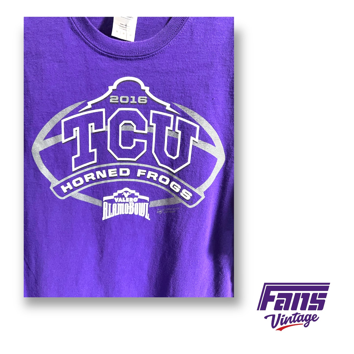 2016 TCU Football Alamo Bowl long sleeve shirt - Perfect Condition