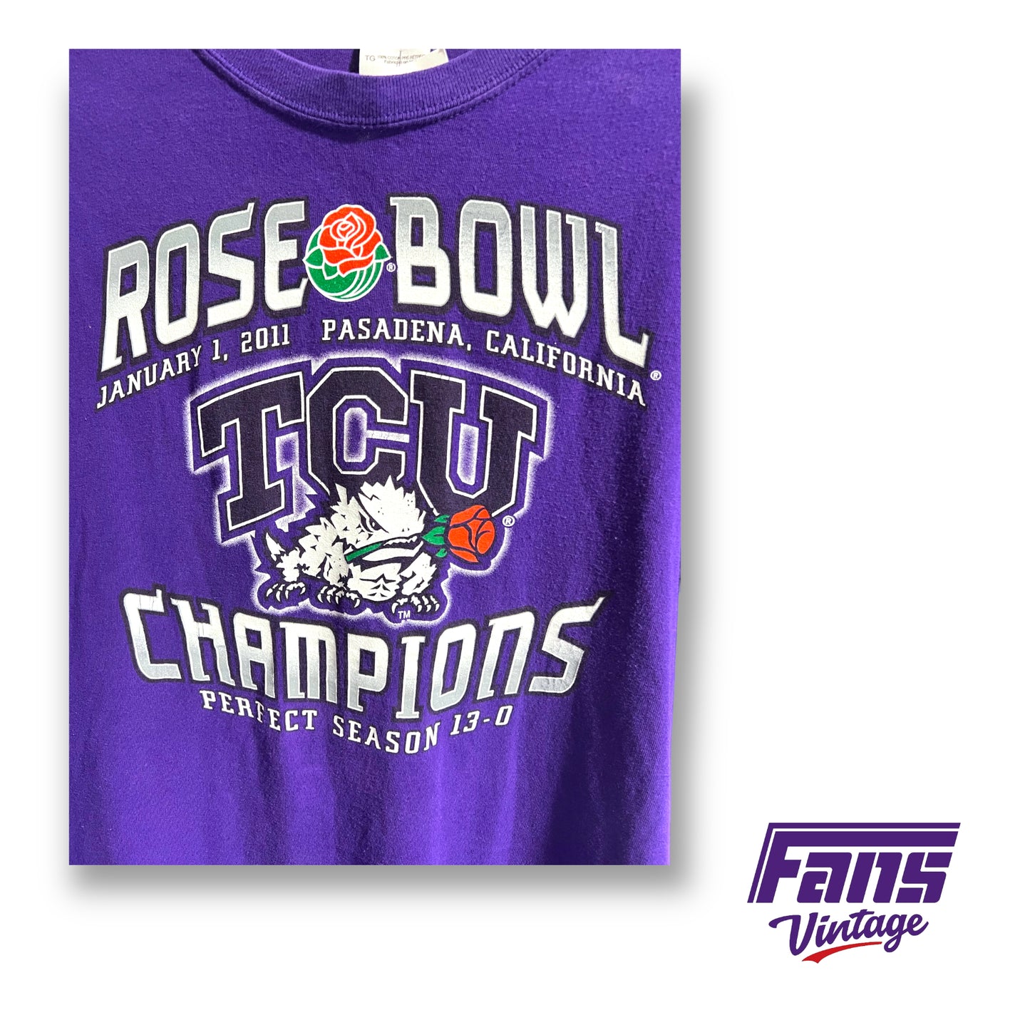 2011 TCU Rose Bowl Champions t-shirt