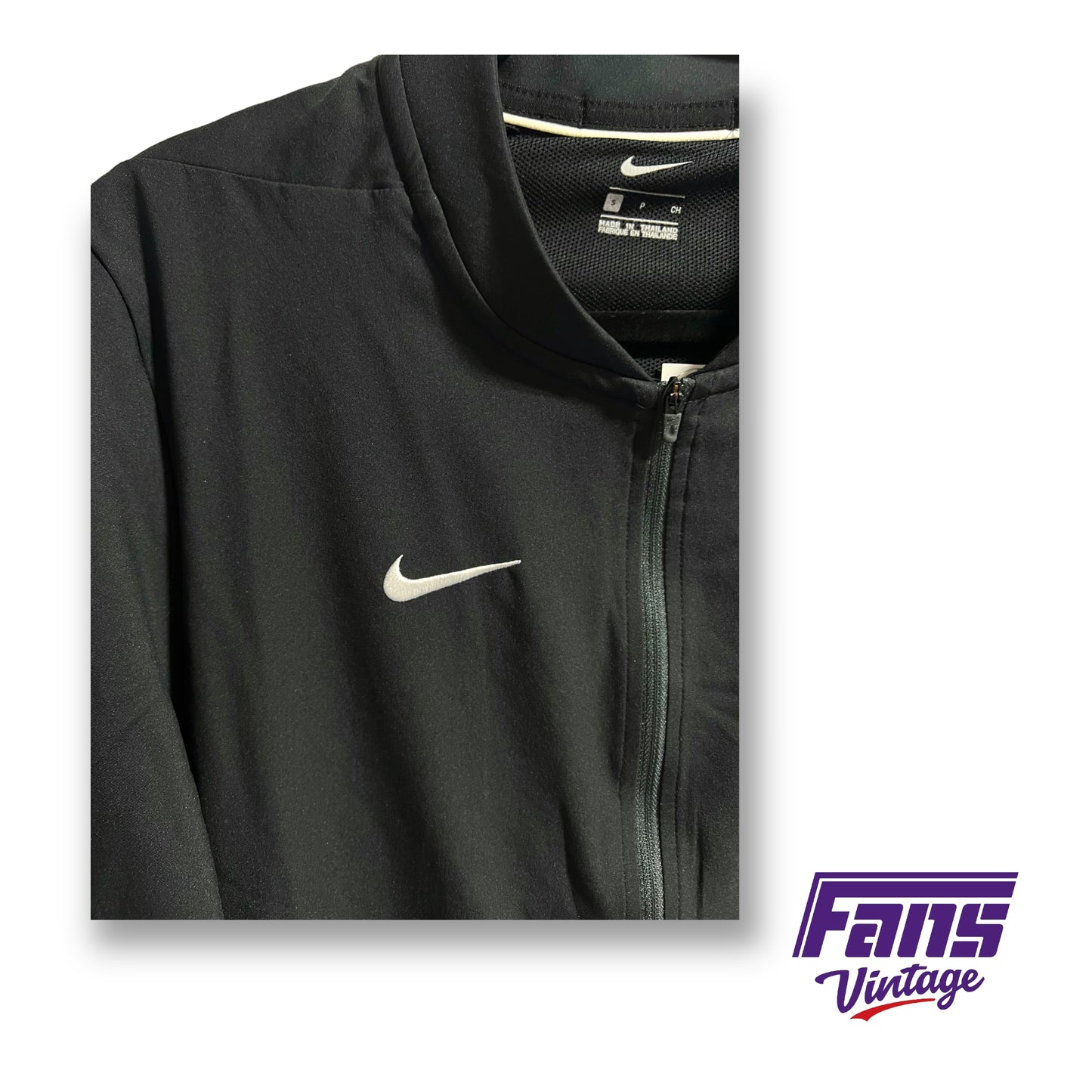 Nike TCU team issued vented full zip jacket