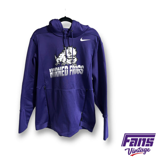 Nike TCU coach issued sideline hoodie