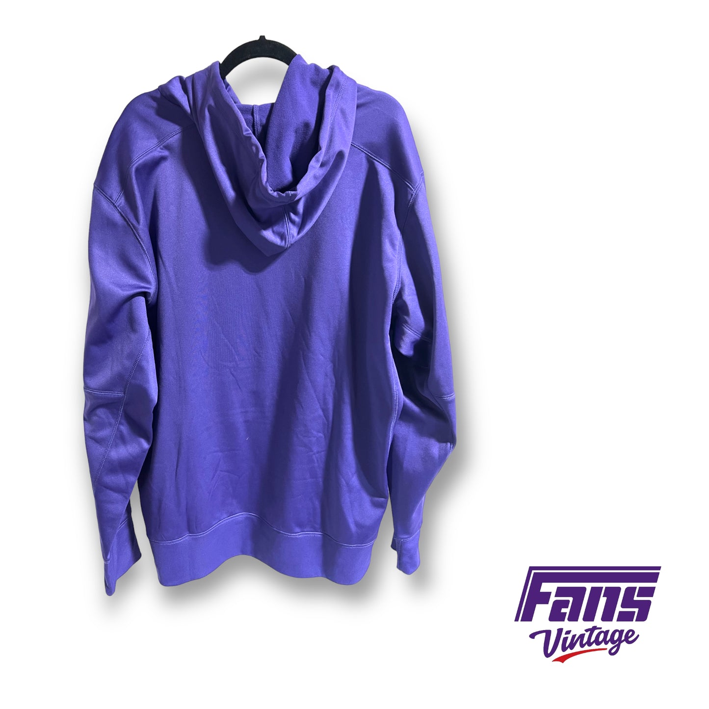 Nike TCU team issued therma-fit hoodie - awesome rubberized logo!