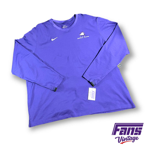 Premium Nike TCU team issued lightweight crewneck sweater