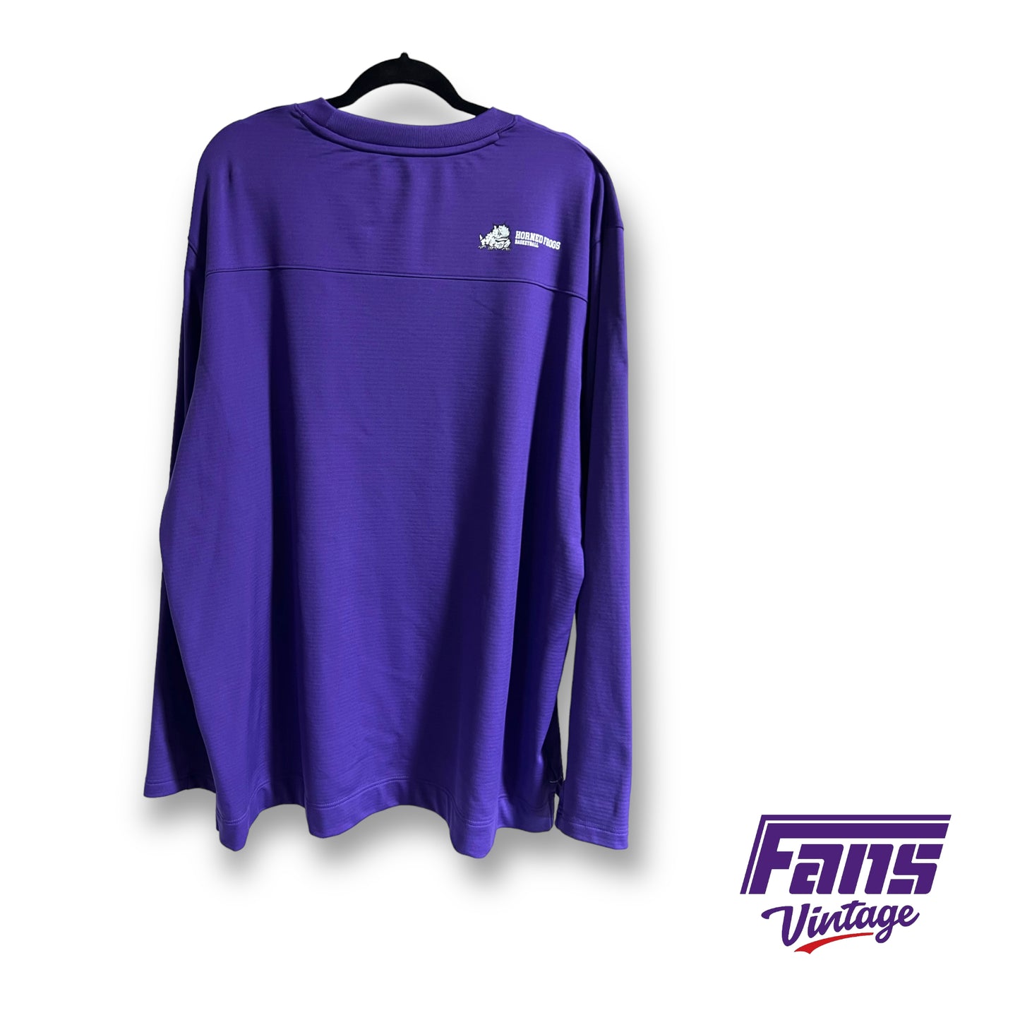 Nike TCU Baseball team issued premium crewneck sweater - Vintage Frogscript logo!