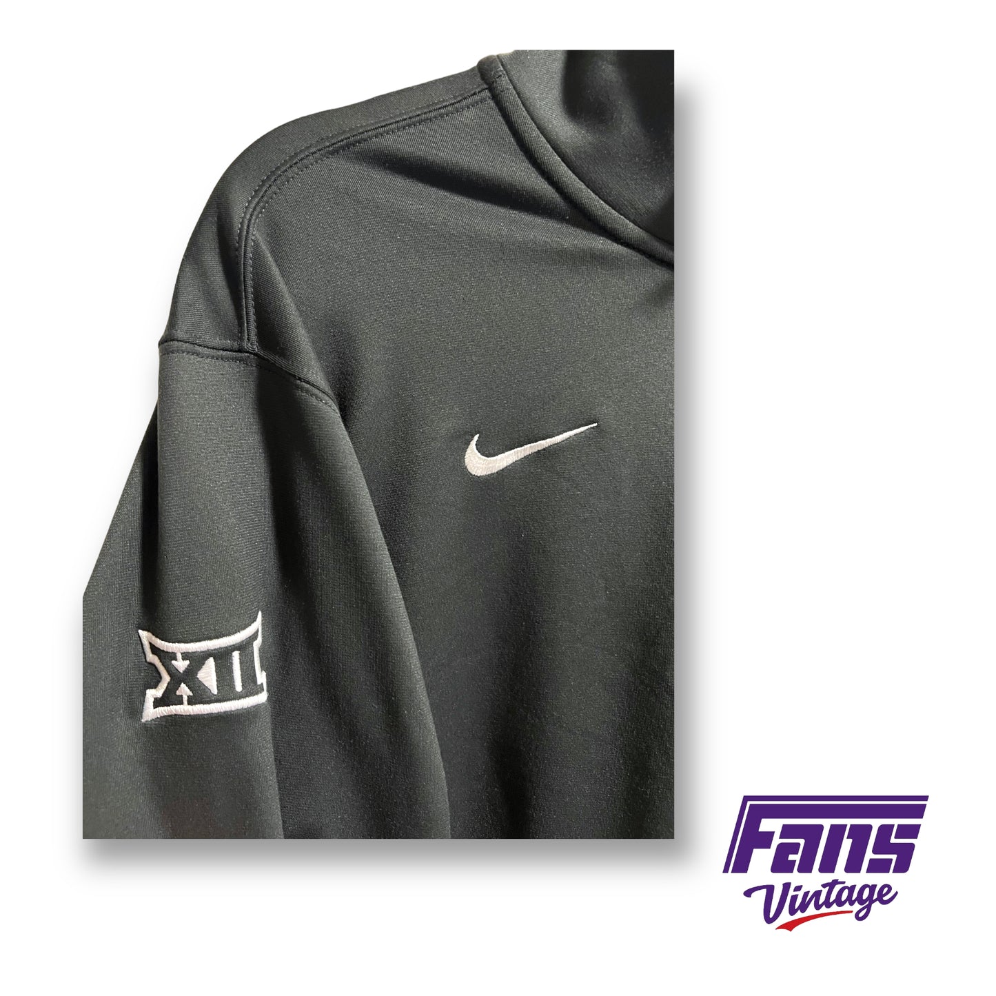 Nike TCU Basketball team issued half-zip pullover