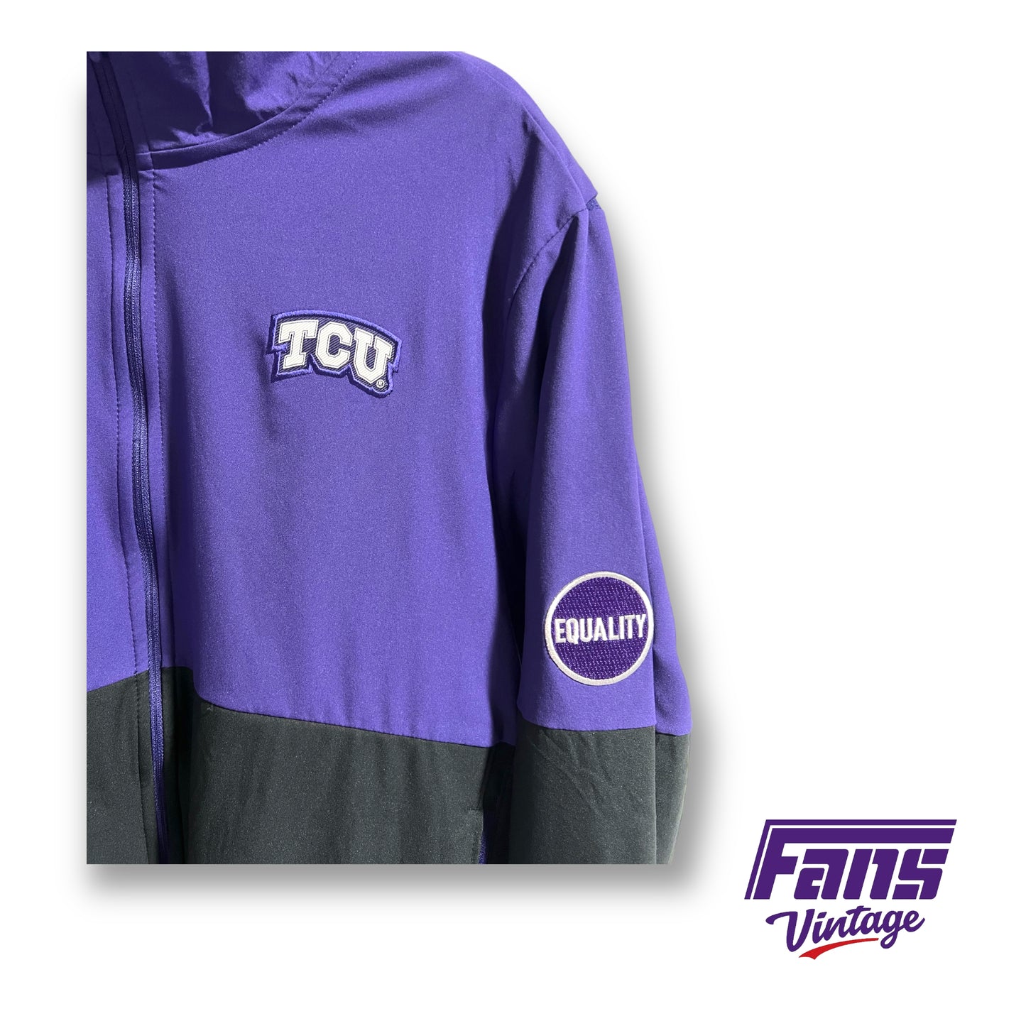 Nike TCU Basektball team issued sideline jacket - EQUALITY Patch 2020