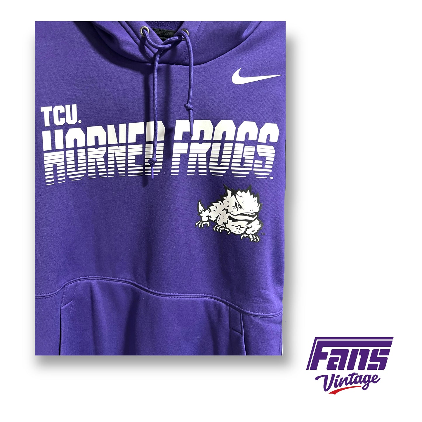 Nike TCU Horned Frogs team issued hoodie