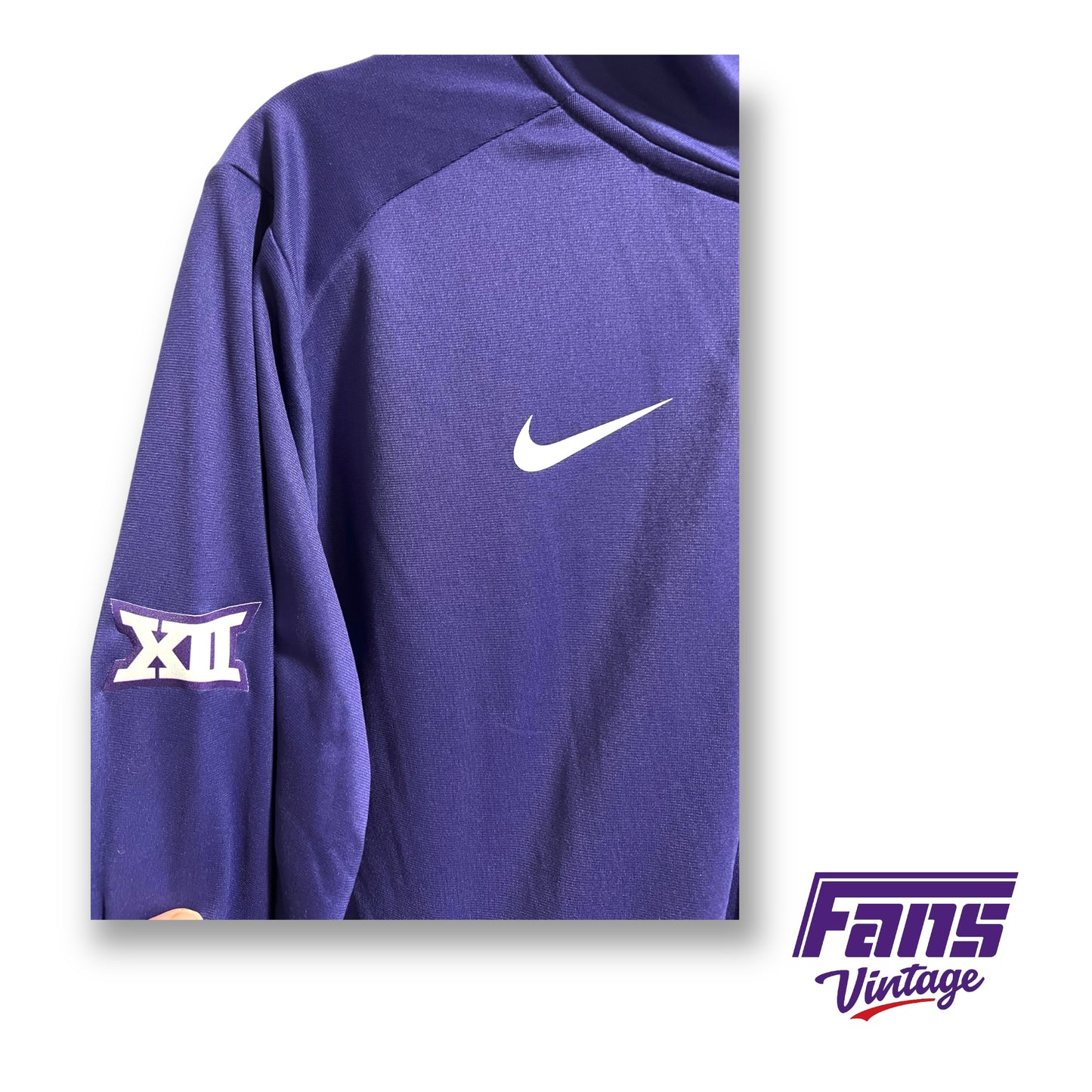 Nike TCU team issued dri-fit full-zip jacket