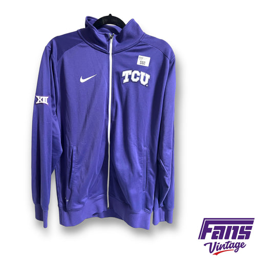 Nike TCU team issued dri-fit full-zip jacket