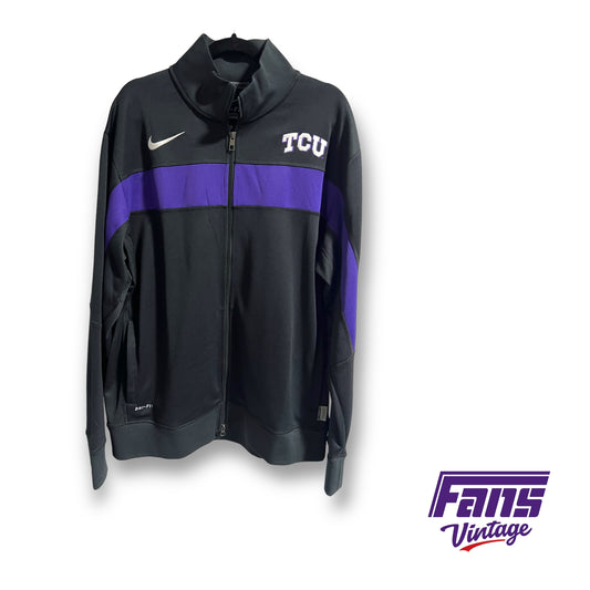 2010 Nike TCU team issued track style jacket