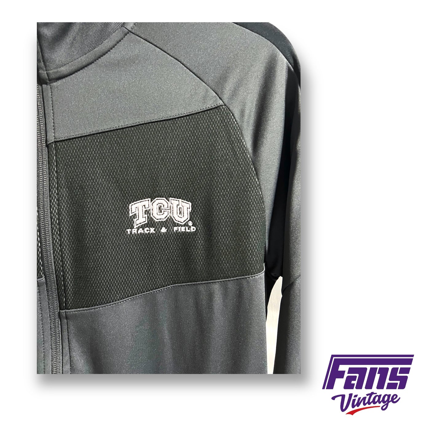 Nike TCU Track & Field team issued dri-fit lightweight jacket