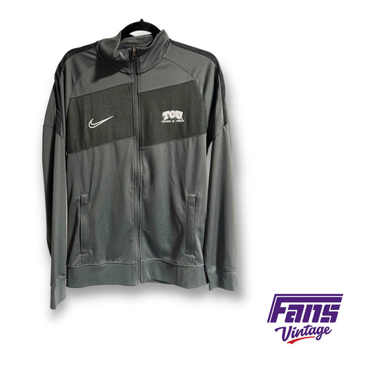 Nike TCU Track & Field team issued dri-fit lightweight jacket