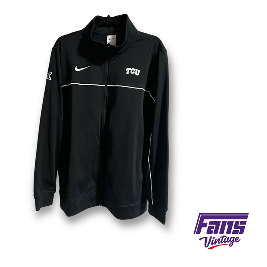 Nike TCU team issued full-zip dri-fit jacket