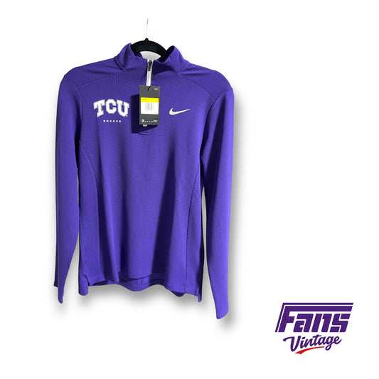 Nike Women's TCU Soccer quarter-zip pullover