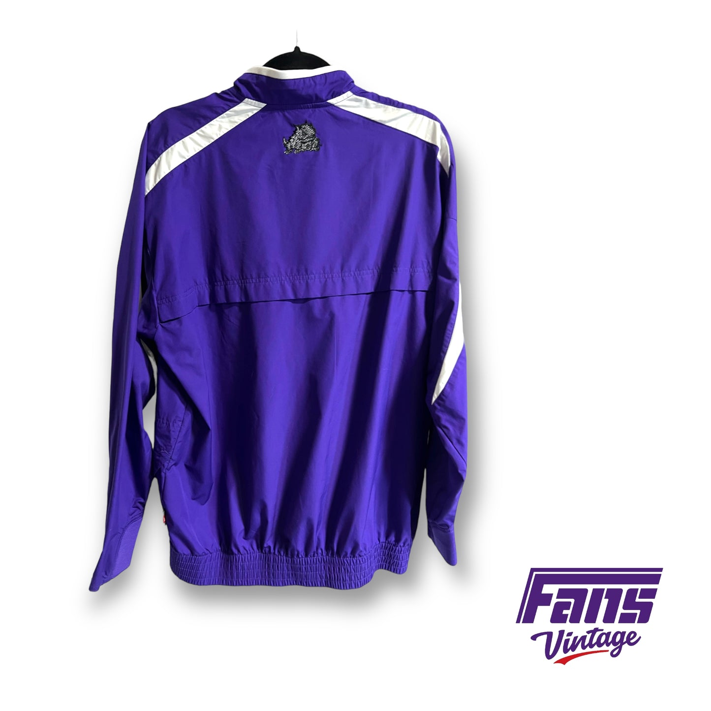 Vintage Nike TCU jacket - Y2K Quarter Zip Windbreaker