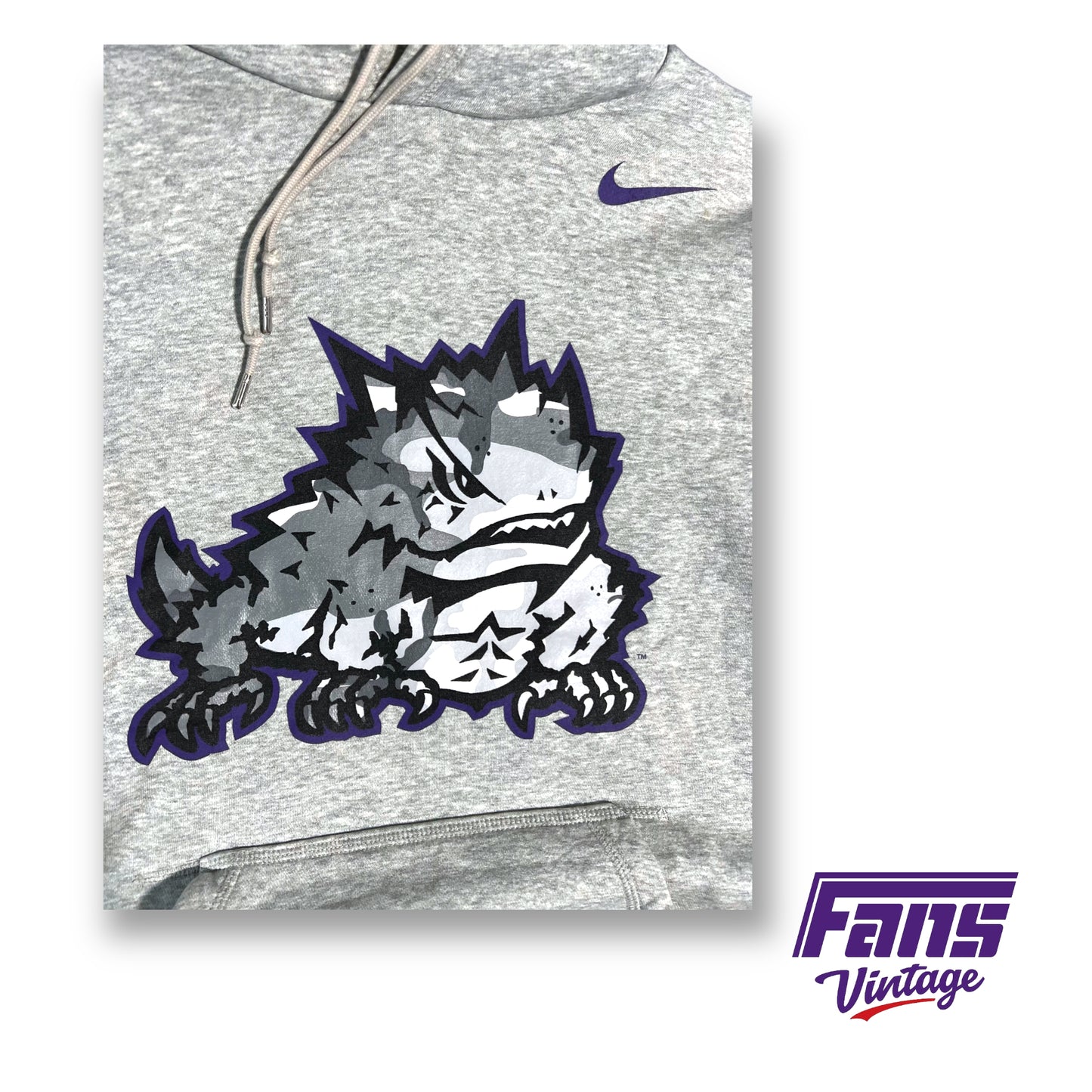 Nike TCU team issued hoodie - Cool Horned Frog Logo