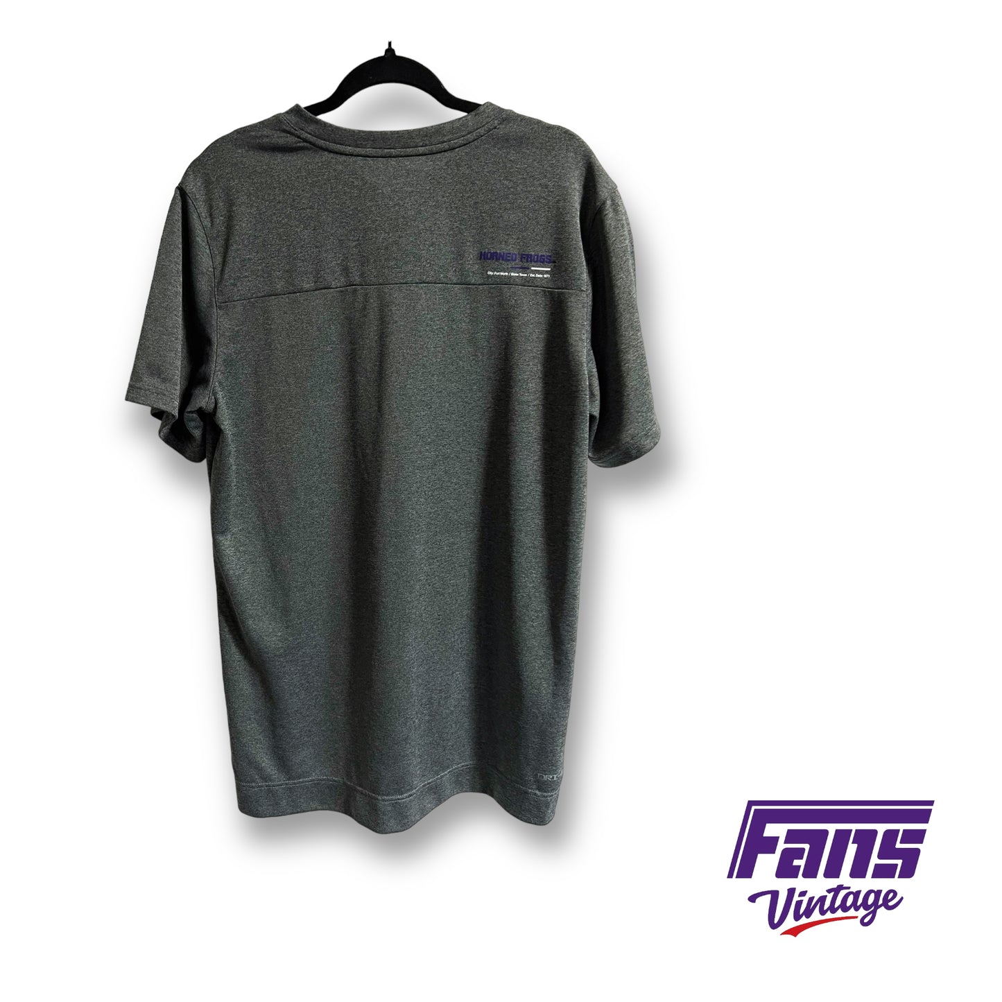 TCU Team Issued Premium Nike V-Neck Training Shirt