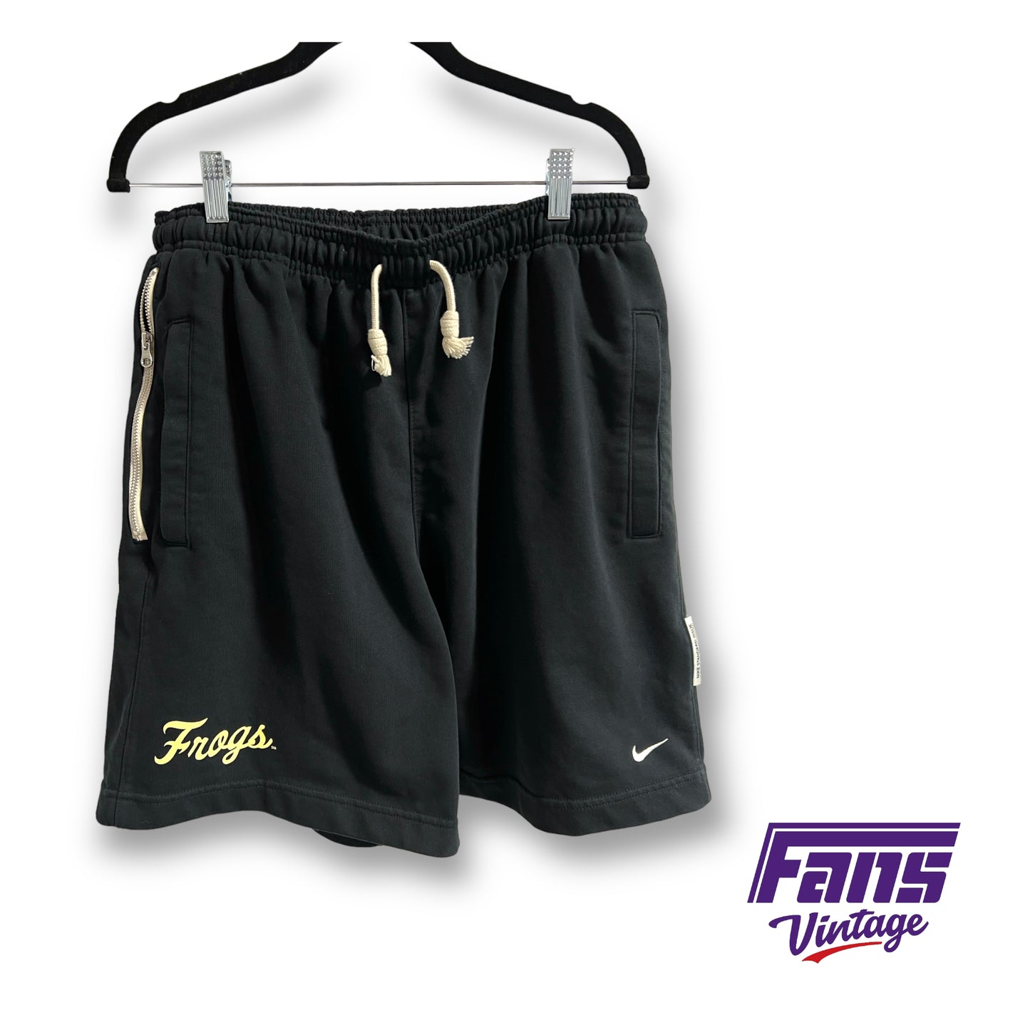 Nike TCU Basketball team issued shorts - Vintage "Frogs" Logo